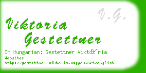 viktoria gestettner business card